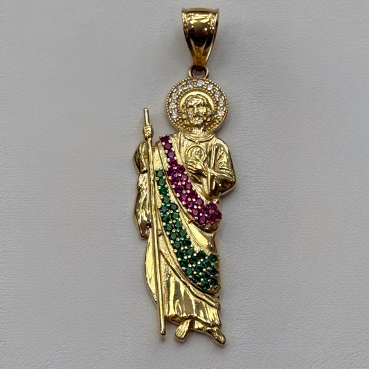 14k San Judas Charm
