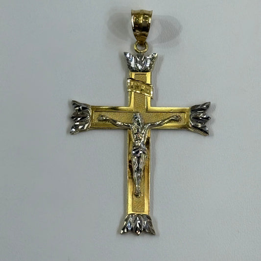 14k 2-Tone Cross