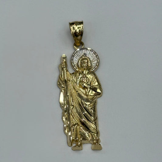 14k Mini San Judas Charm
