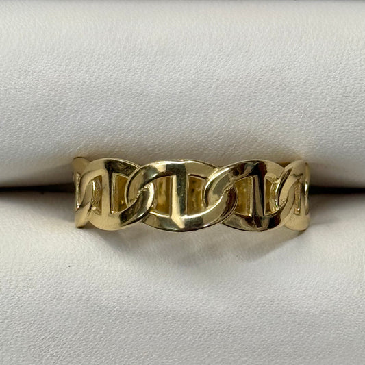 14k 6mm Mariner Link Ring