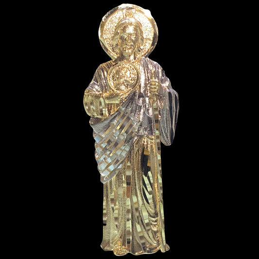 14k 2 Finger San Judas Ring