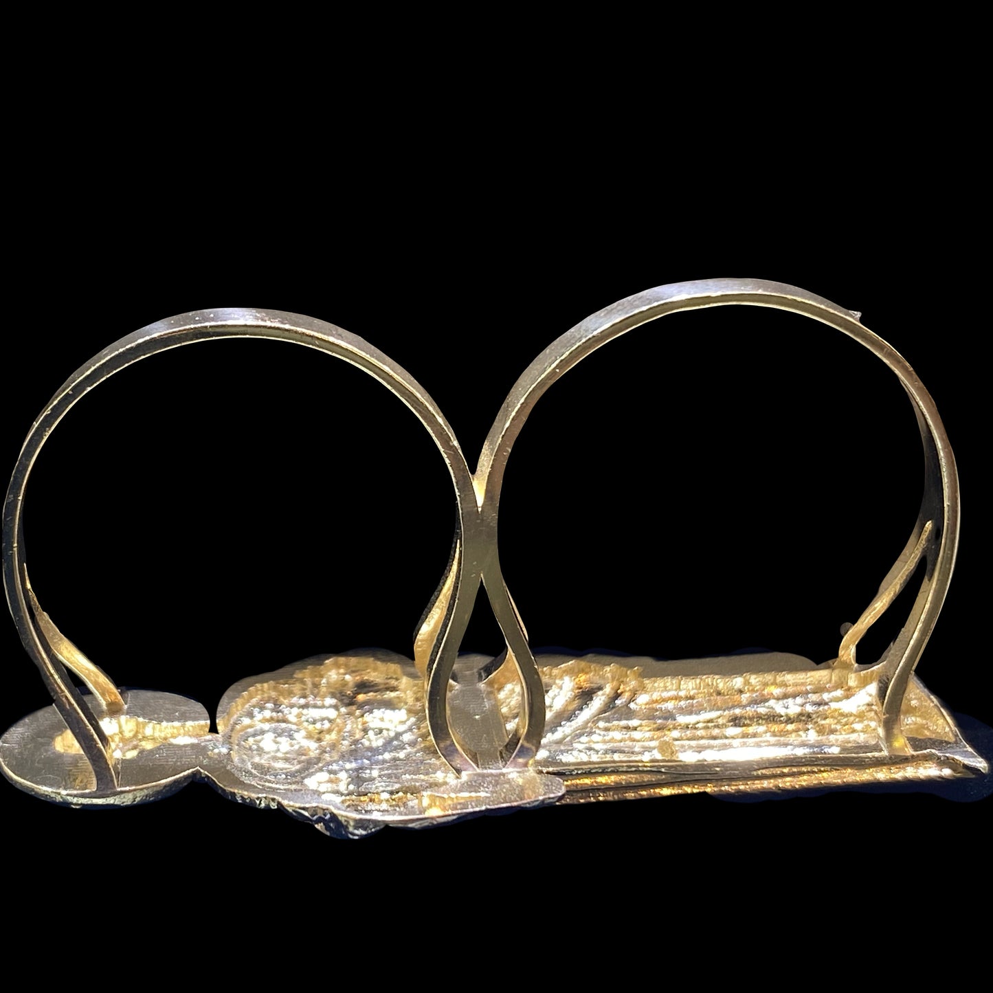 14k 2 Finger San Judas Ring