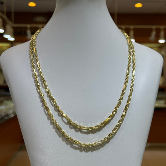 14k 4mm Milano Chain