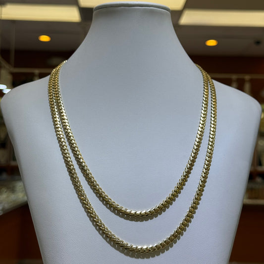 14k 5mm Monaco Chain