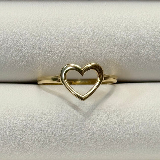 14k Heart Ring