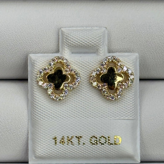 14k CZ Earrings