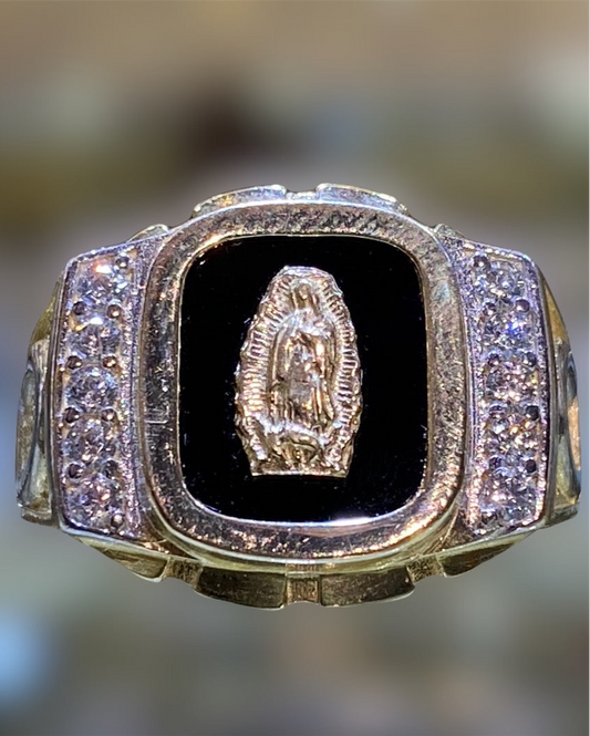 14k Men Guadalupe ring BLK