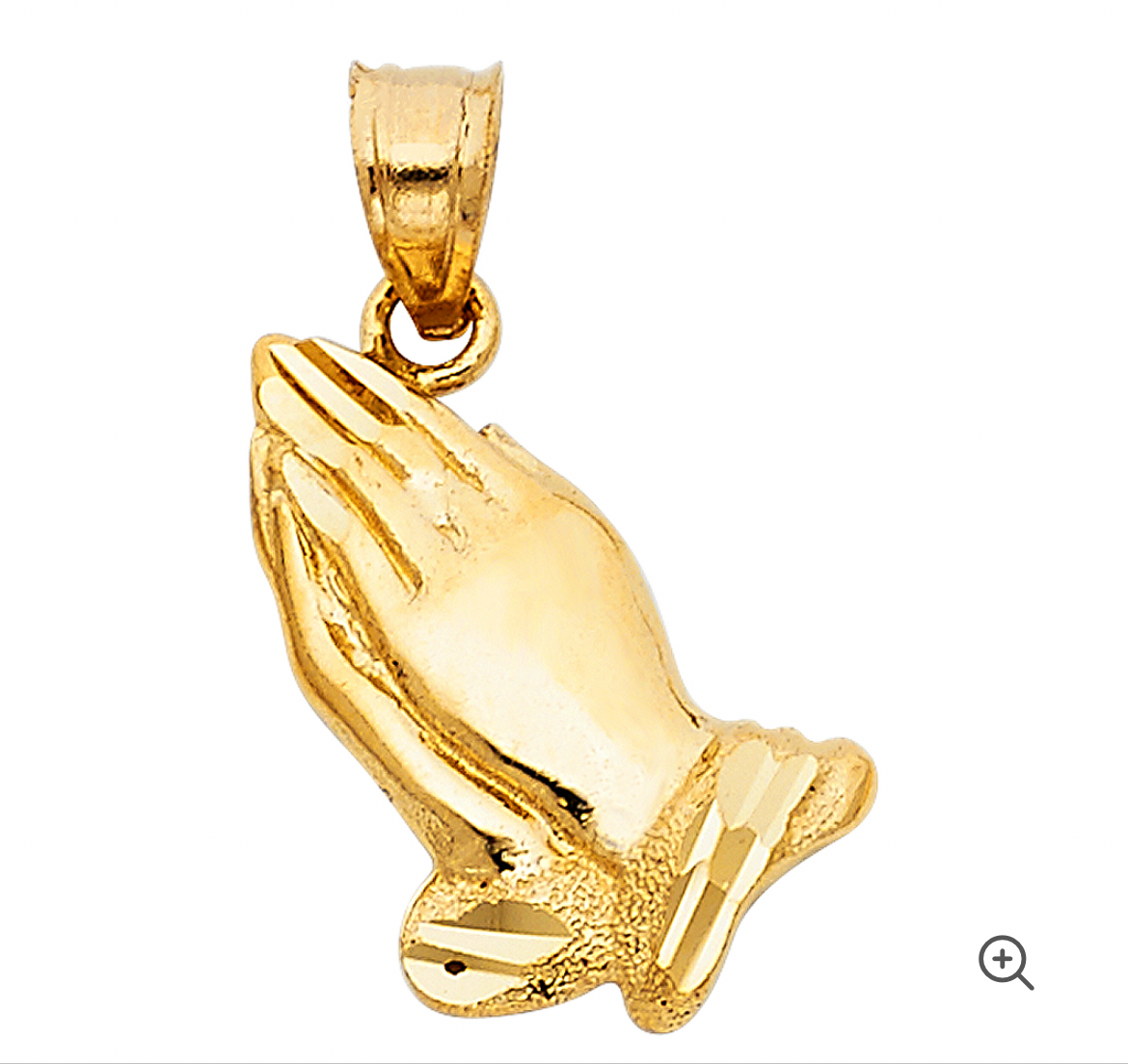 14k Praying hands Pendant