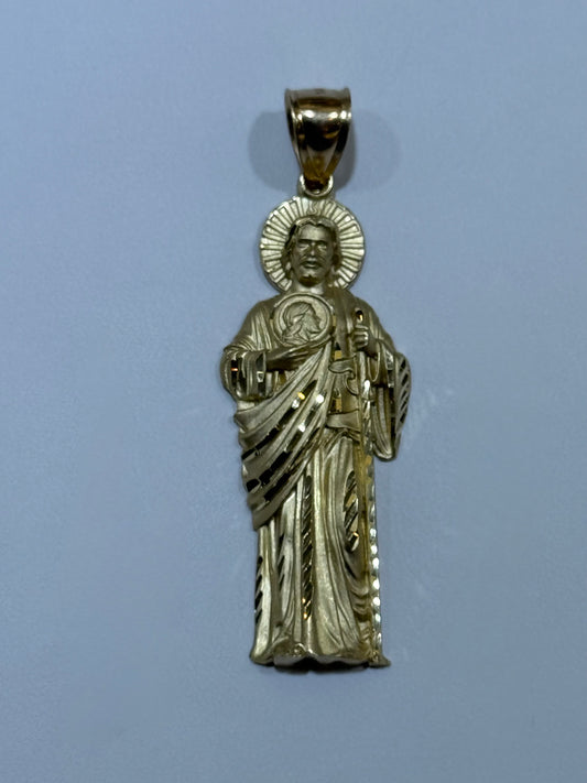14k San Judas Charm