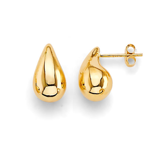 14k Yellow Gold Drop Earrings