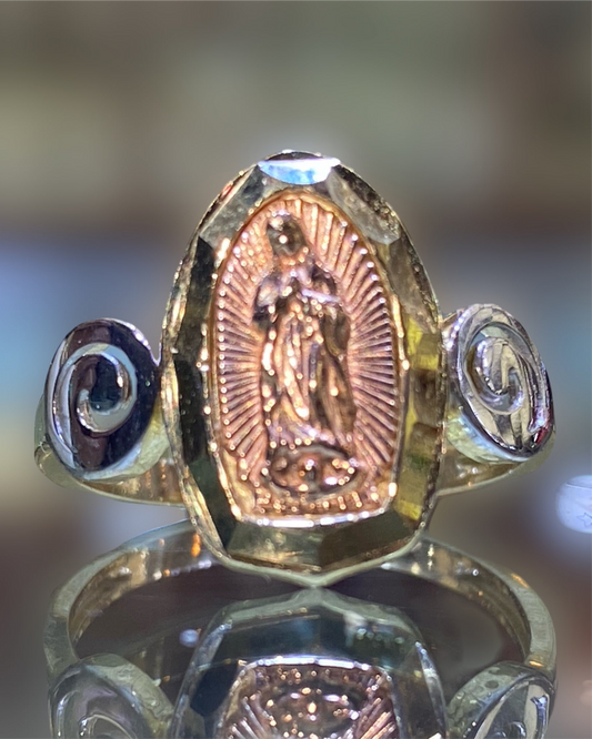 14k Virgin Mary ring #3