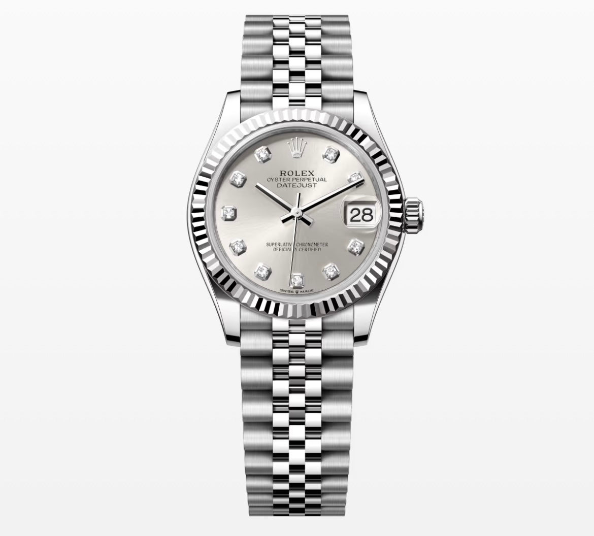 New 31mm Silver Diamond Datejust