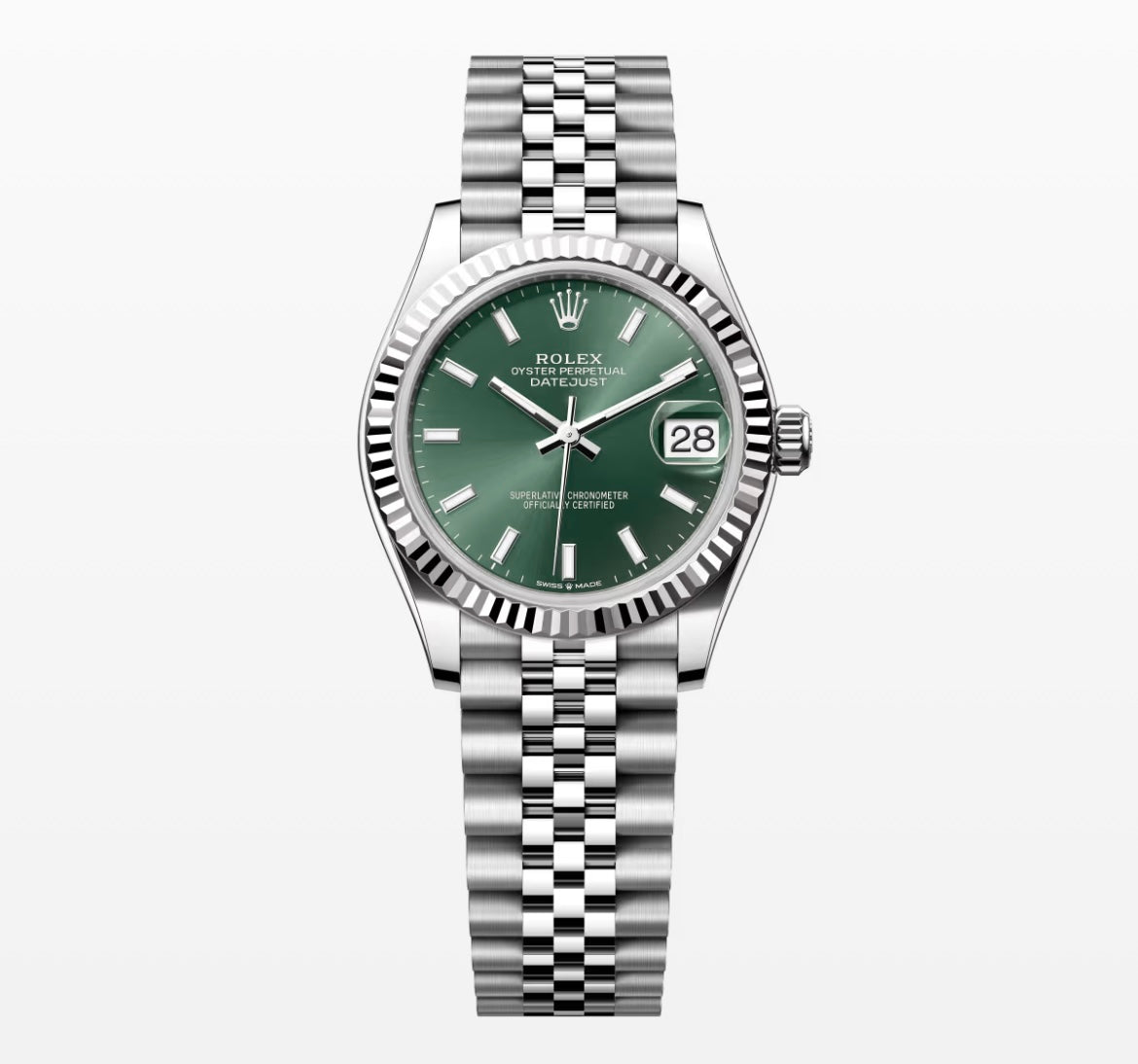 New 31mm Green Dial Stainless Steel Datejust