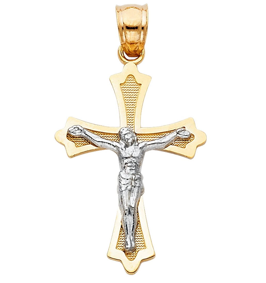 14k 2-Tone Cross