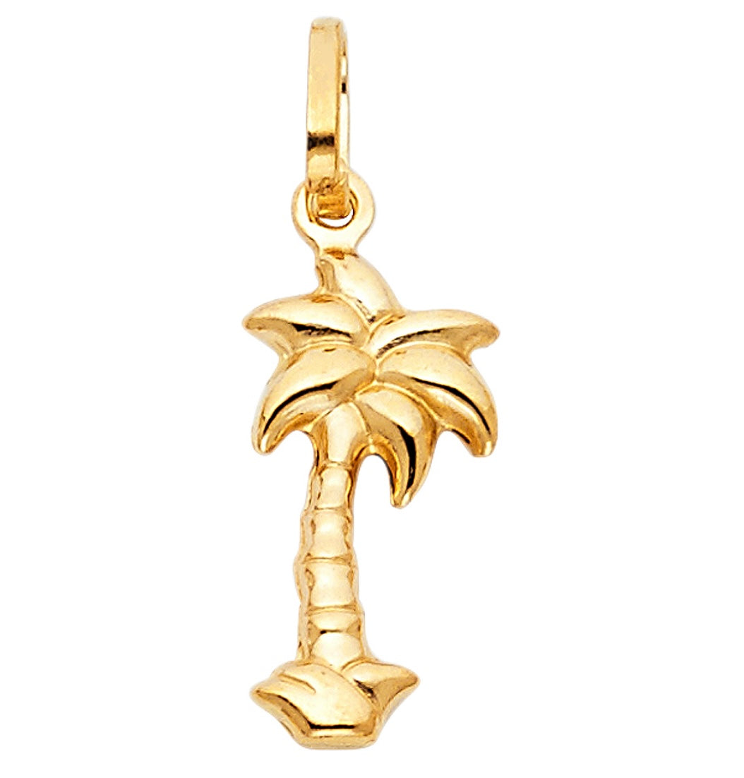 14k Palm Tree Pendant