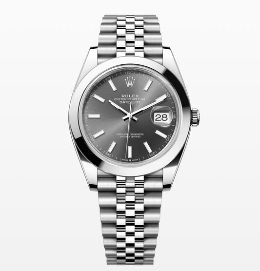 New 41mm Rhodium Datejust