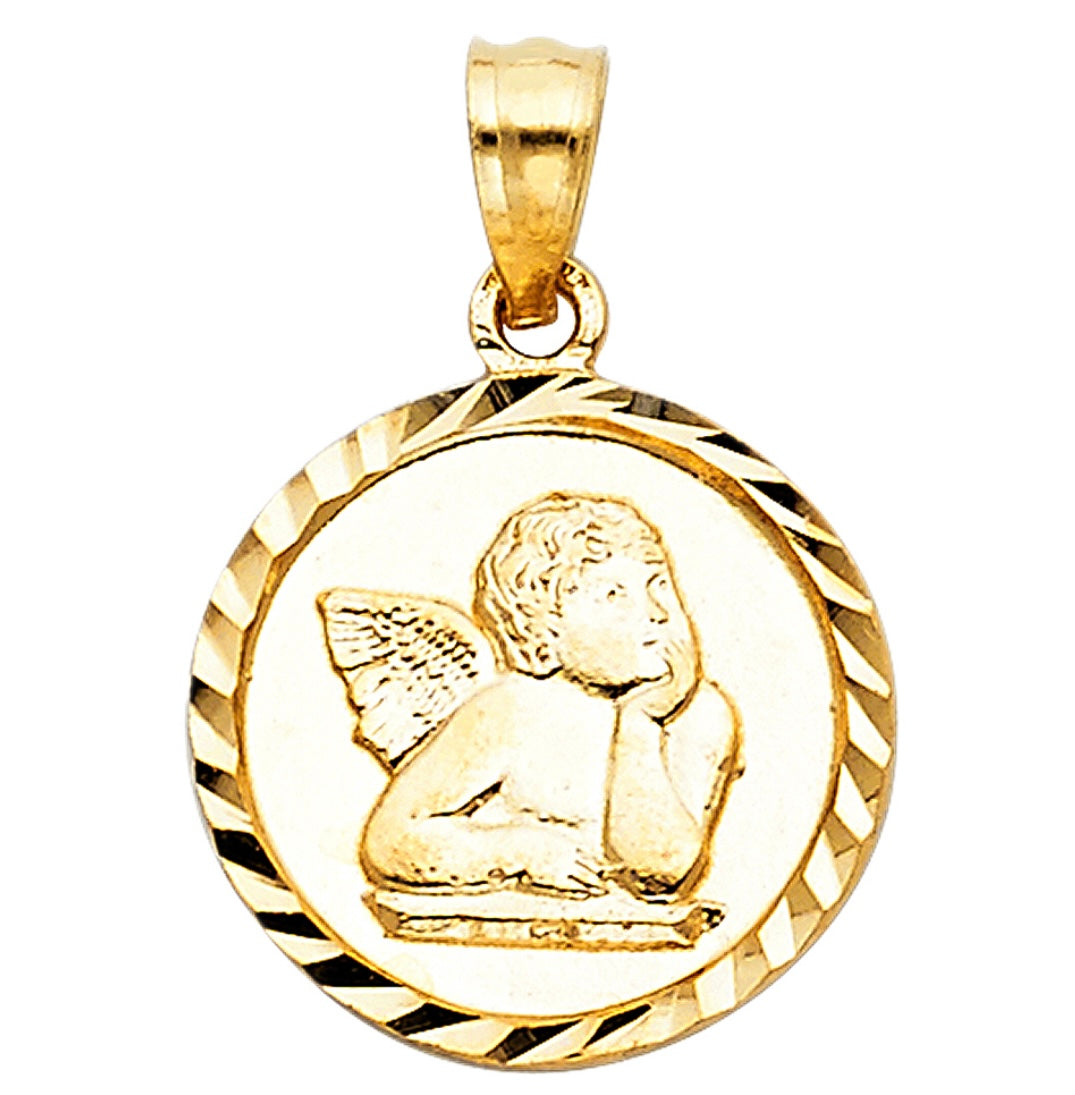 14k Angel Pendant