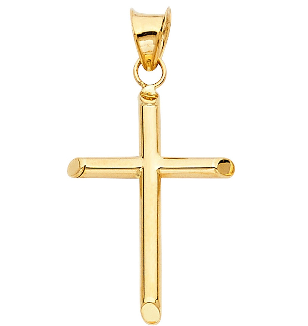 14k Yellow Gold Cross