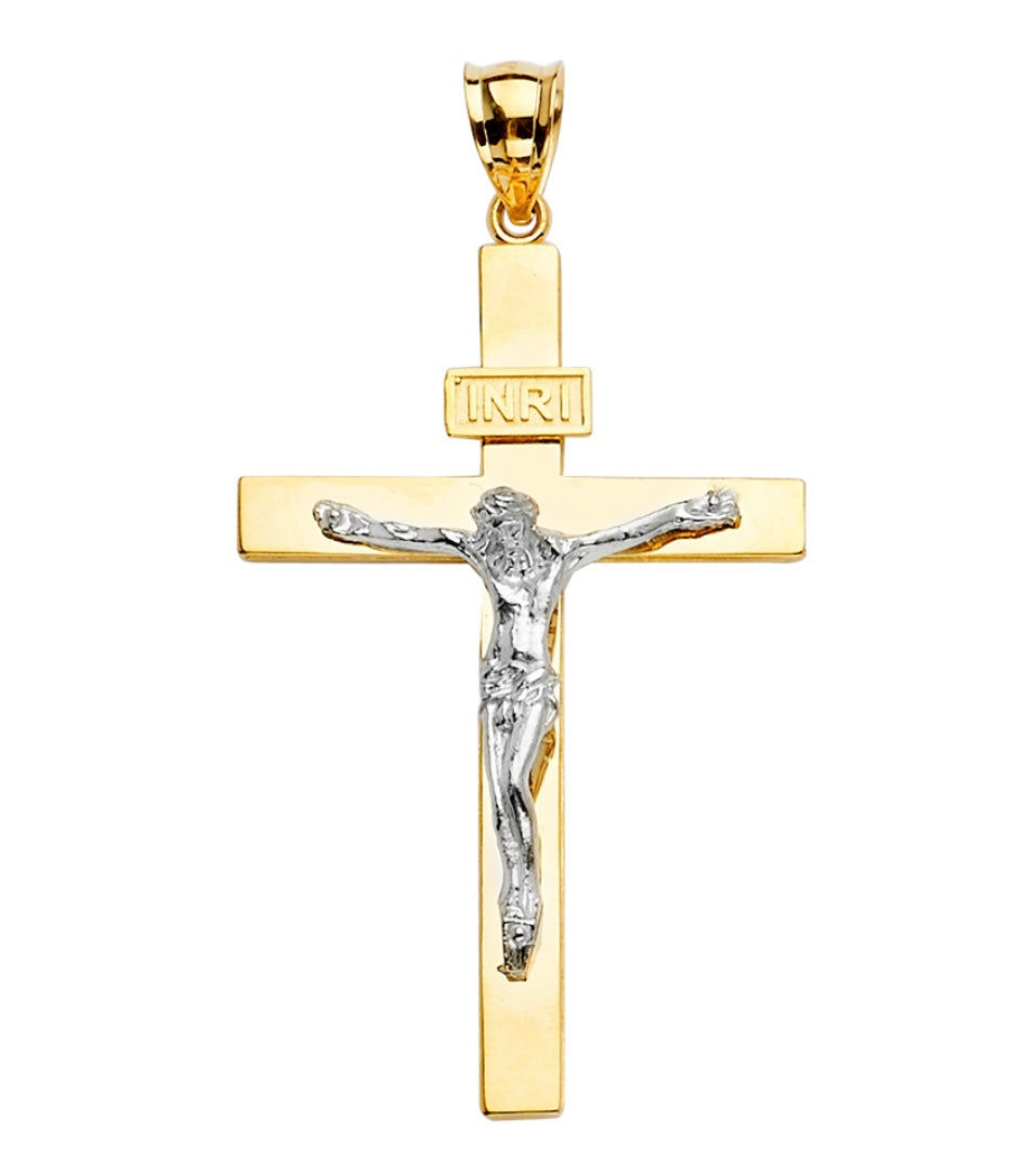 14k 2-Tone Cross