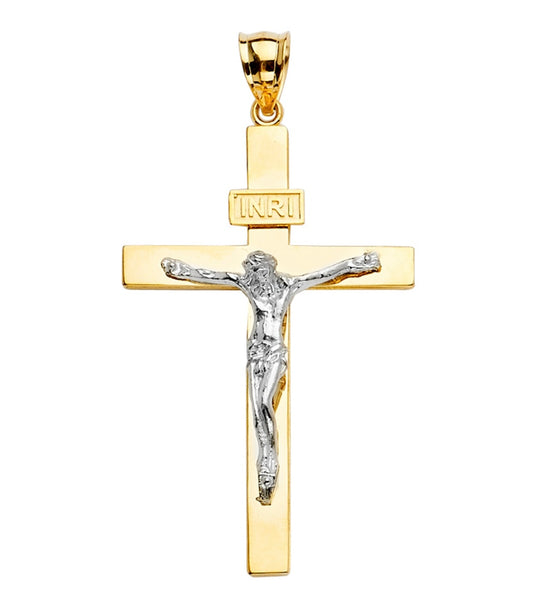 14k 2-Tone Cross