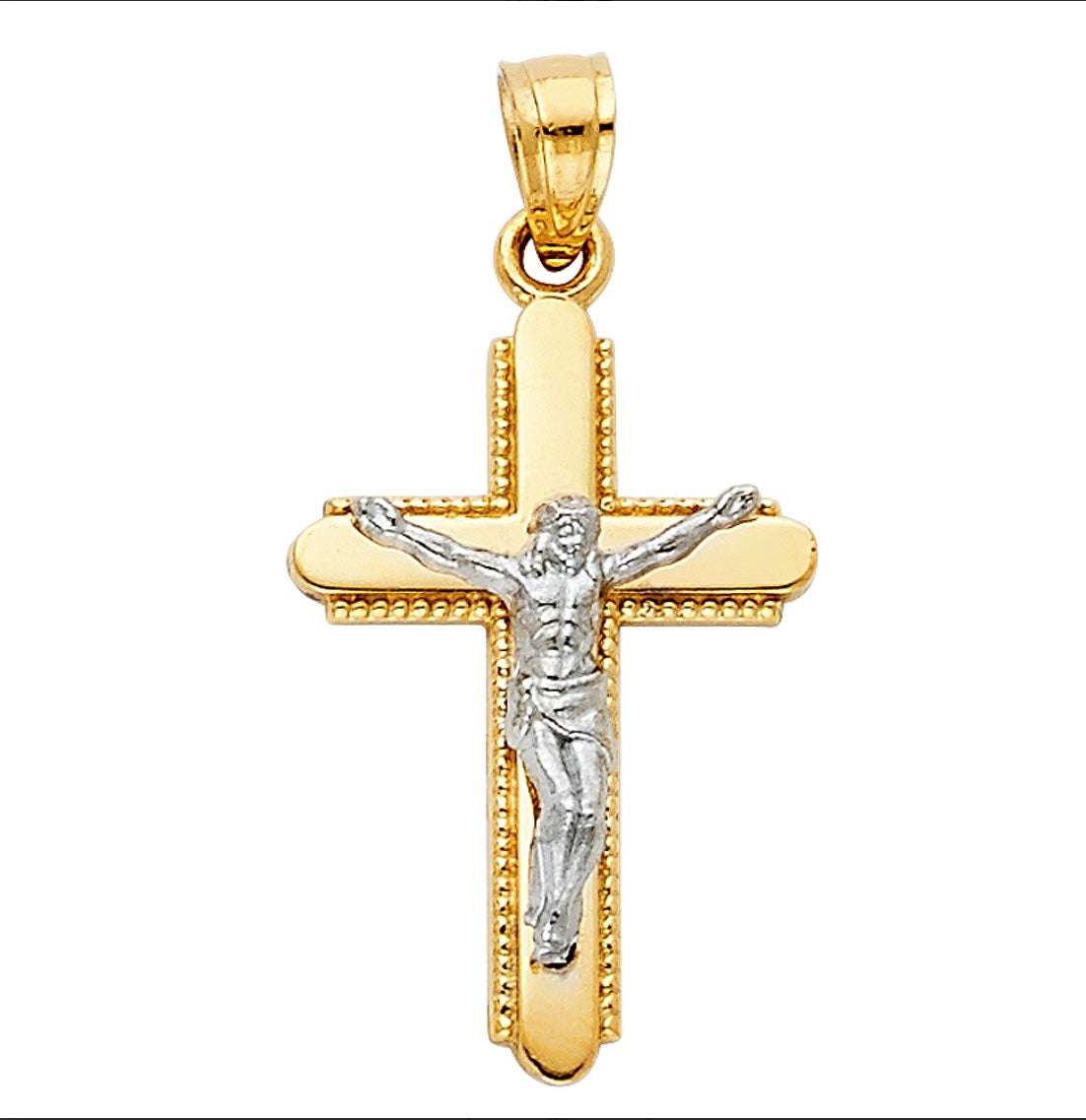 14k 2-Tone Cross