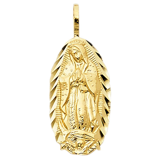 14k Guadalupe Pendant