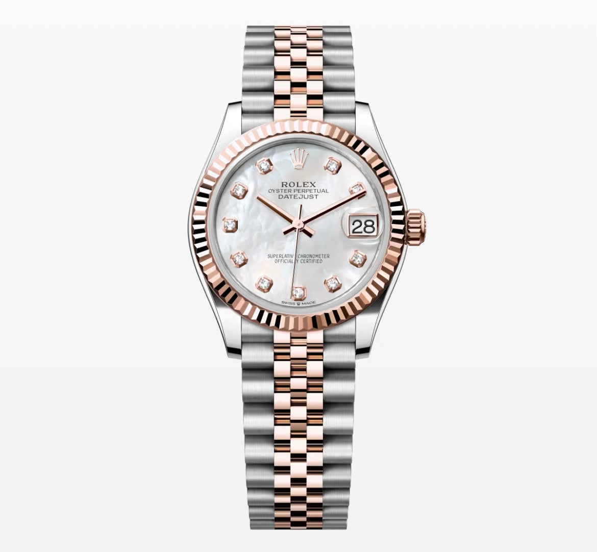 New 2-Tone Rose Gold M.O.P 31mm Datejust