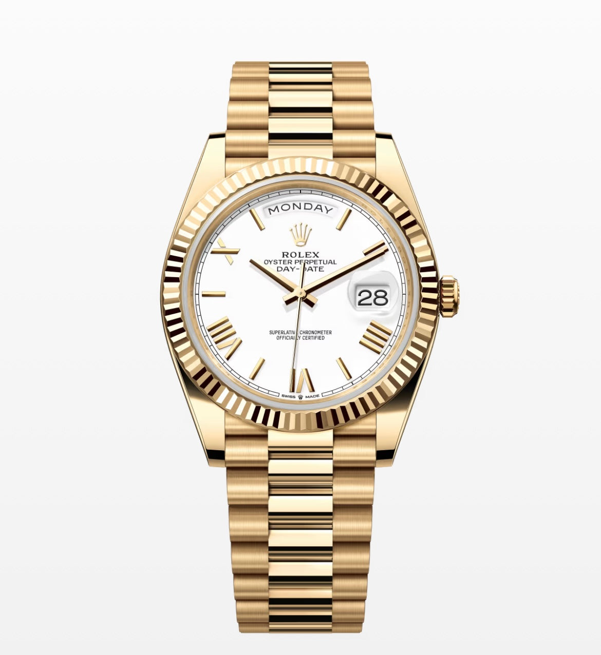 New Yellow Gold 40mm Day-Date