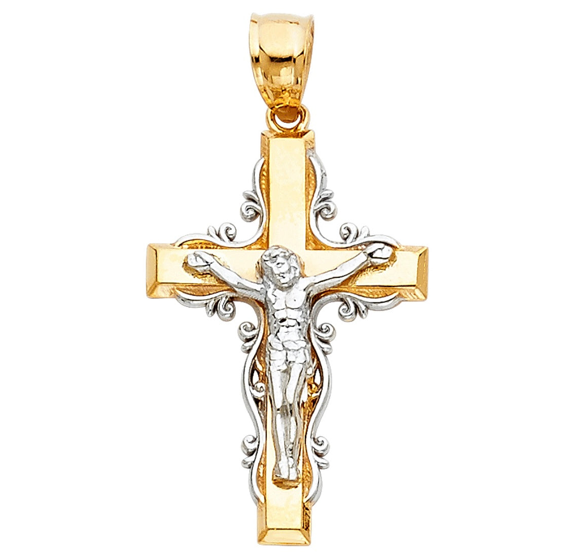 14k 2-Tone Cross