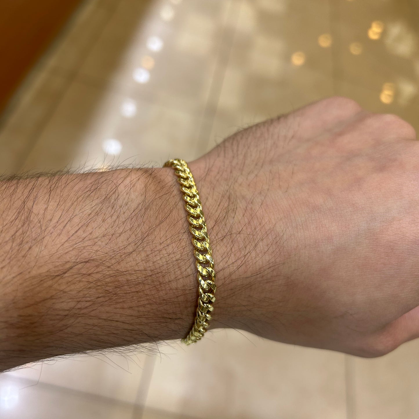 10k 6mm Hollow Miami Cuban Bracelet