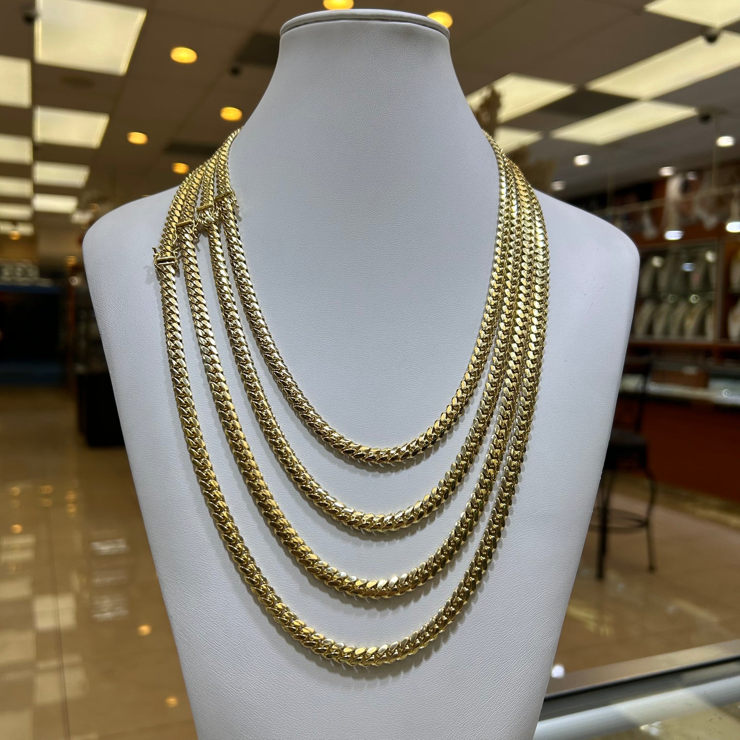 14k 6mm Solid Miami Cuban Chain