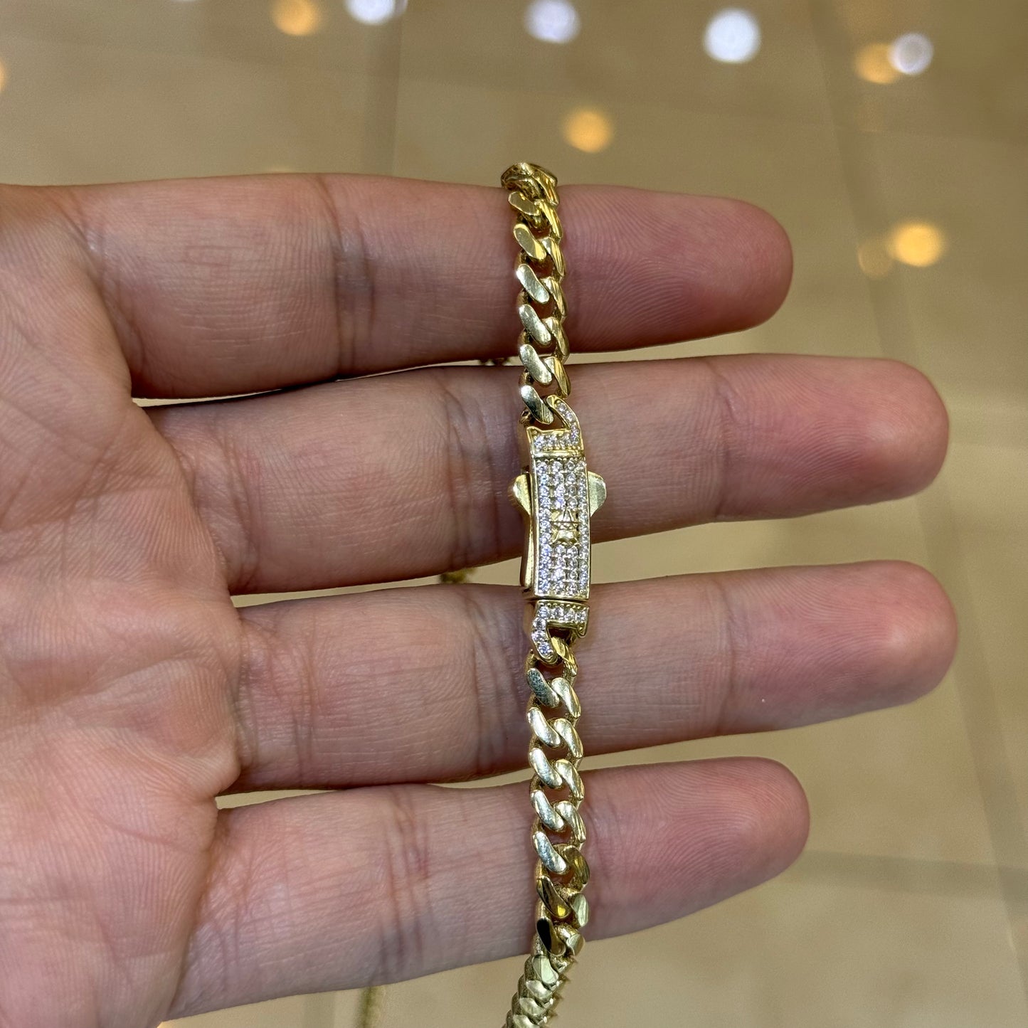 14k 5mm Monaco Chain