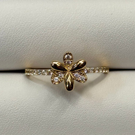 14k Flower Ring