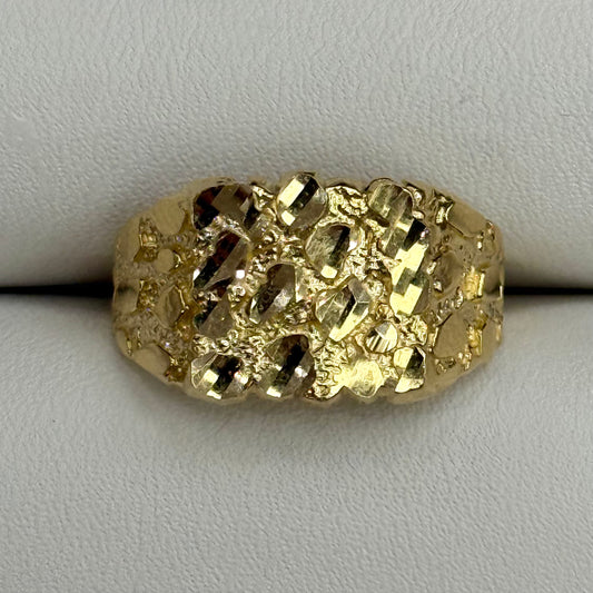14k Medium Nugget Ring